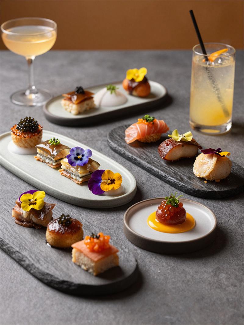 Assortiment de pièces de cocktail dînatoire