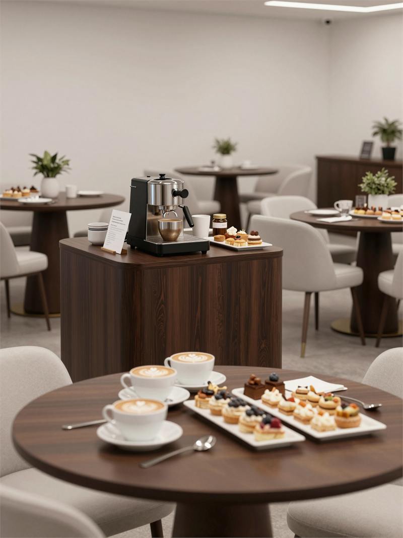 Pause café de séminaire avec mignardises